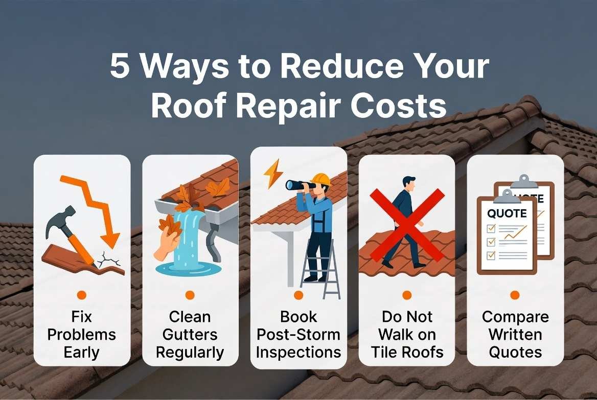 5 Ways to Reduce Your Roof Repair Costs